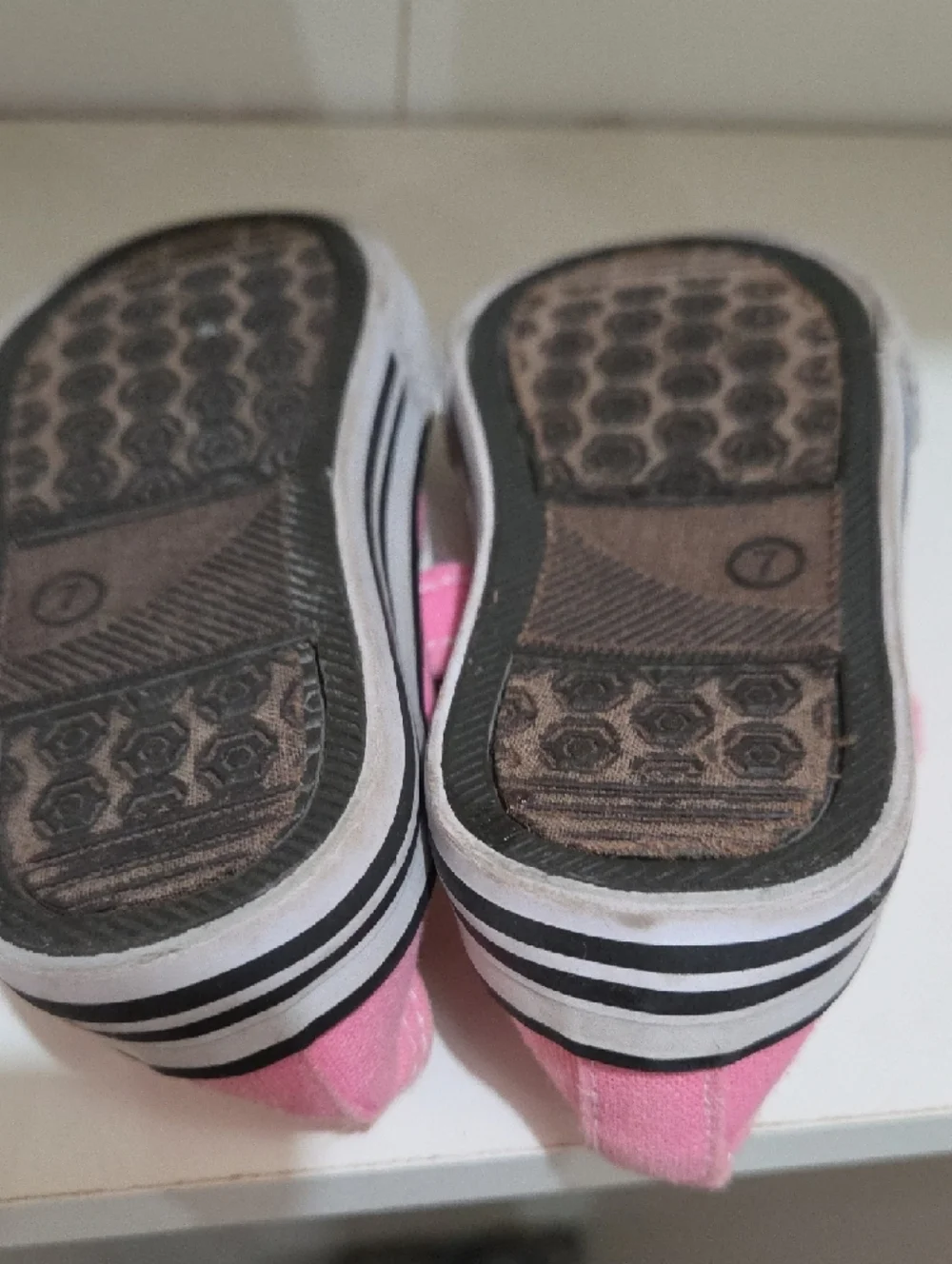 Converse Pink Canvas Velcro Kids Sneakers